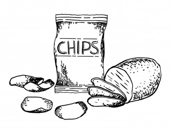 Чипсы вектор