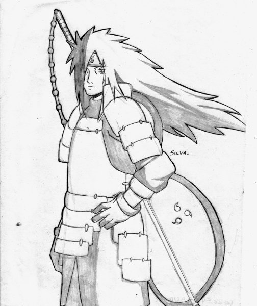 Мадара раскраска в полный рост