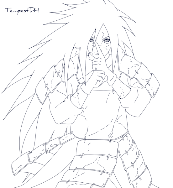 Учиха Мадара скетч