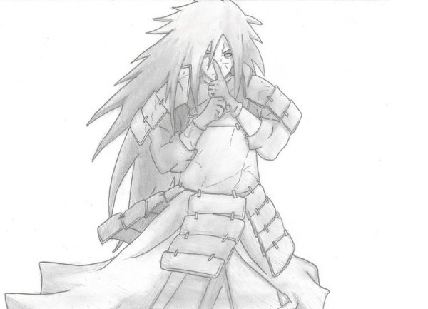 Мадару Учиху рисунок