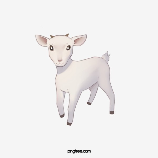 Козленок вектор