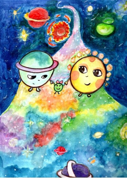 Рисование космос