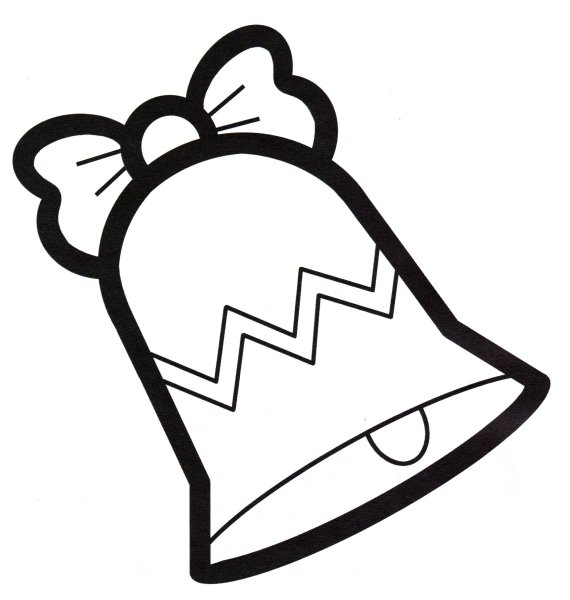 Колокольчик раскраска