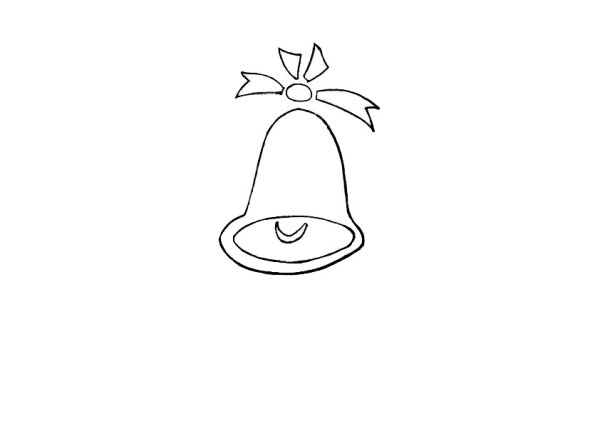 Рисунок колокольчик небольшой