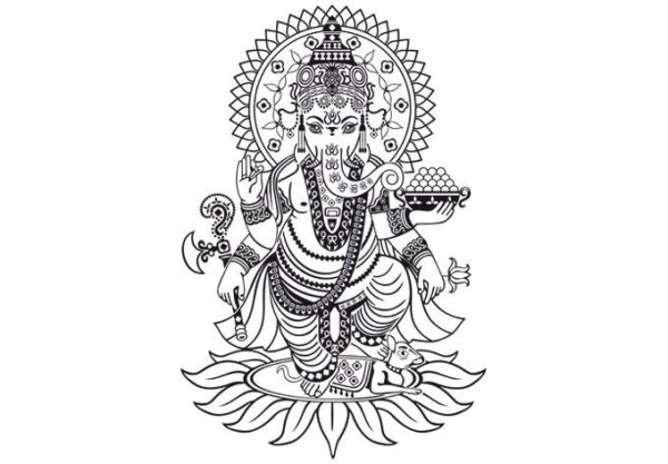 Мандала буддизм эскиз