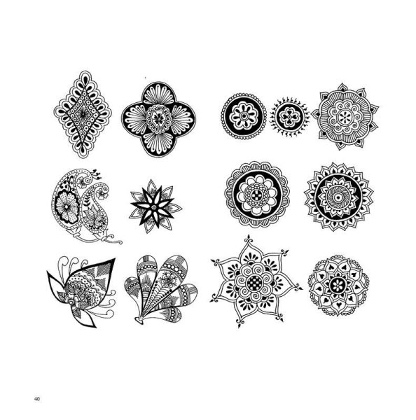 Мехенди эскизы