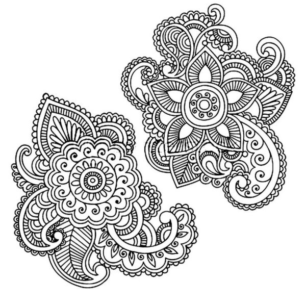 Индийские круглые узоры