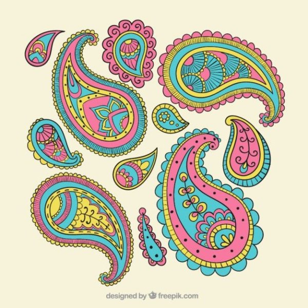 Этнический рисунок йога