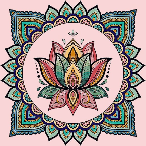 Слон в стиле мехенди