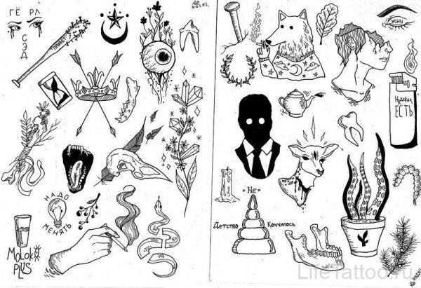 Татушки на пальцы эскизы