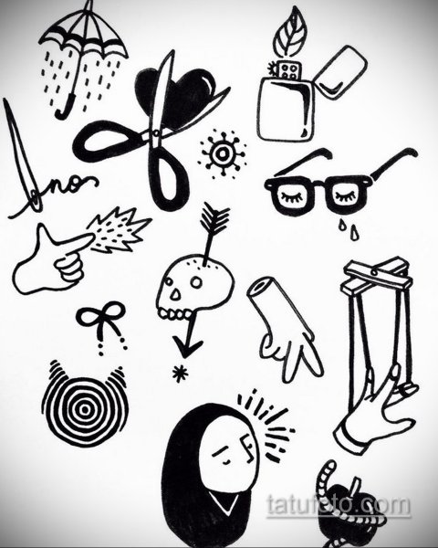 Хендпоук эскизы