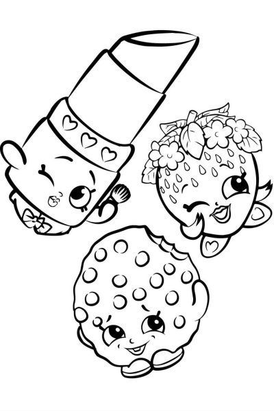 Раскраски для девочек Шопкинс