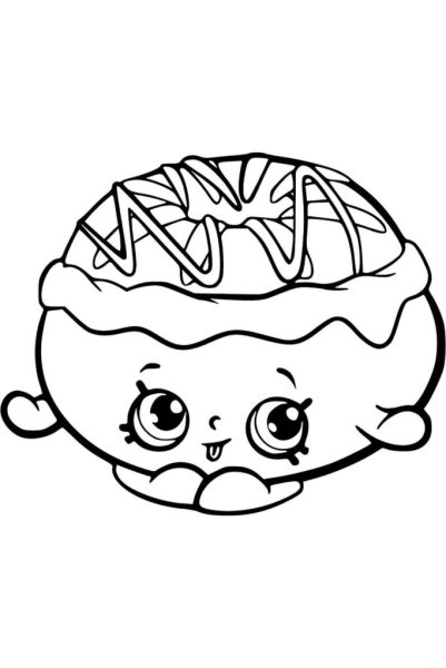 Раскраски для девочек милая еда