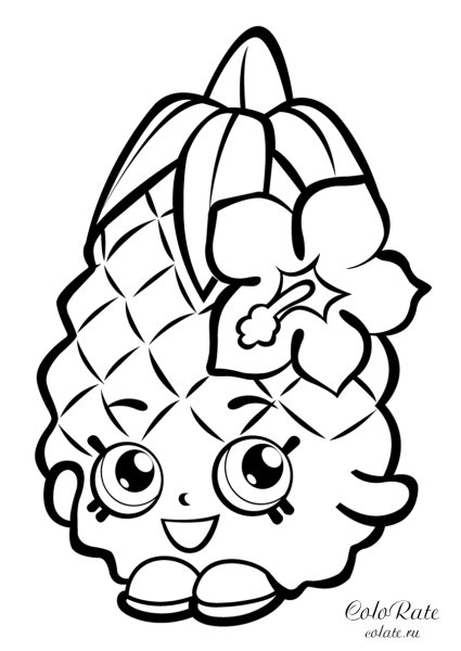 Раскраски Шопкинс