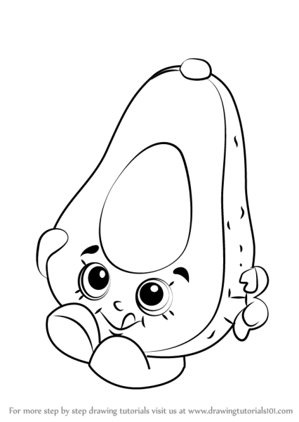 Шопкинс авокадо