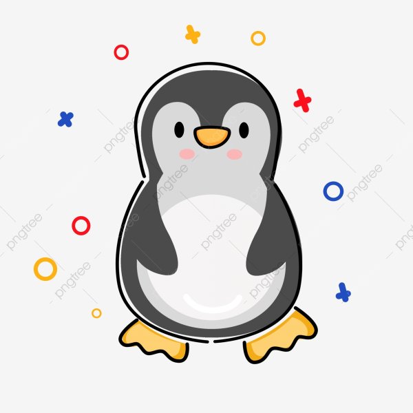 Нарисовать пингвина милого