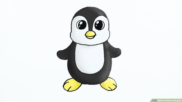 Пингвин мультяшный