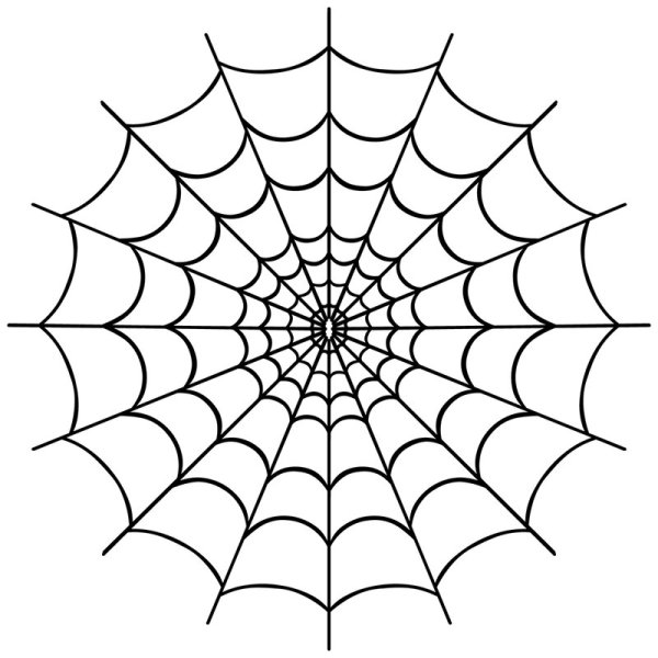 Паутинка тату эскиз
