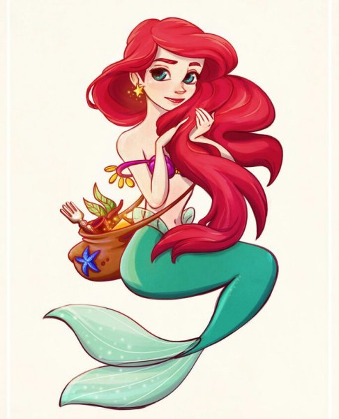 Диснеевские персонажи принцессы Ариэль