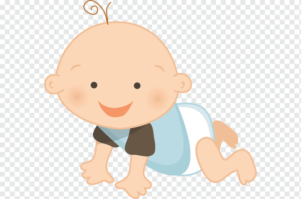 Ребенок ползает иллюстрация