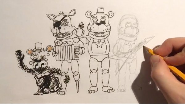 Что нарисовать из АНИМАТРОНИКОВ