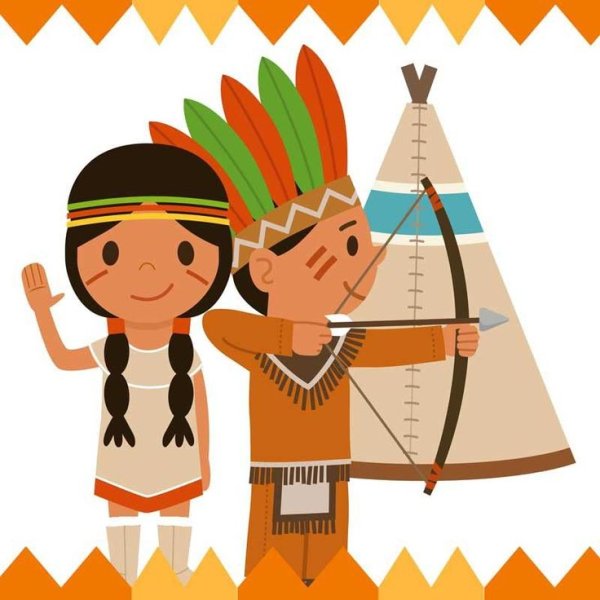 Индейцы дети