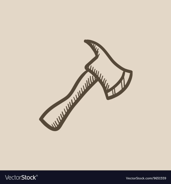 Топор раскраска для детей