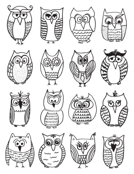 Рисунки антистресс легкие для срисовки