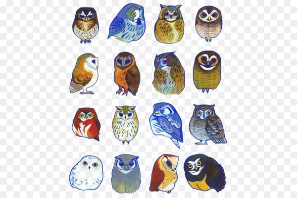 Стикеры в виде Совы