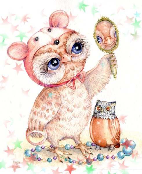 Новогодние Совушки Инги Пальцер