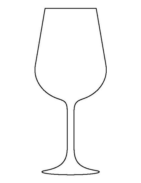 Трафареты для бокалов