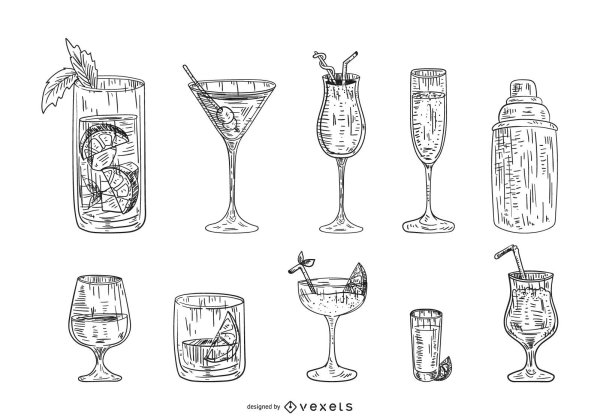 Коктейль карандашом