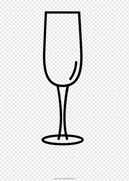 Бокал карандашом