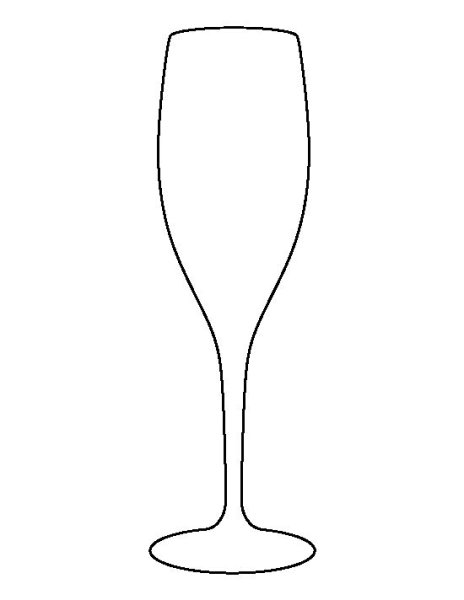 Трафареты для бокалов