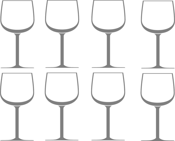Бокал с вином вектор