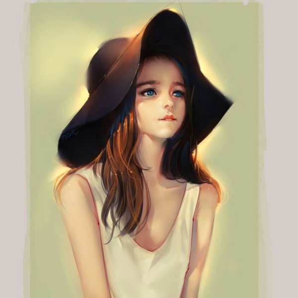 Девушка подросток арт