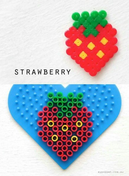 Pyssla клубника