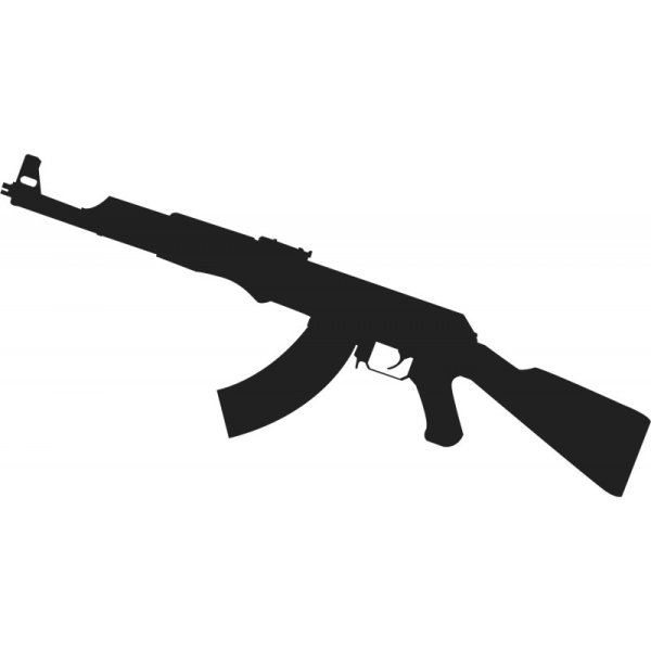 Автомат силуэт