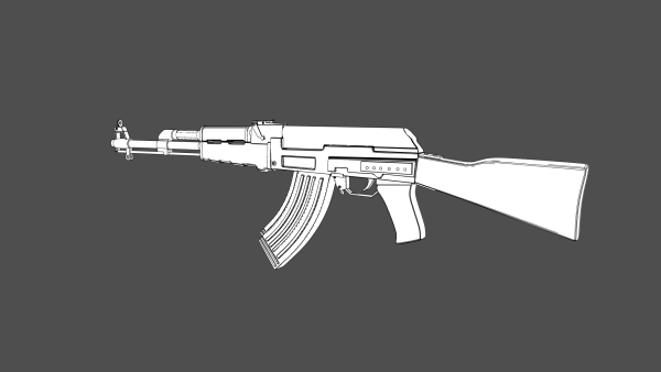 AK 47 вектор
