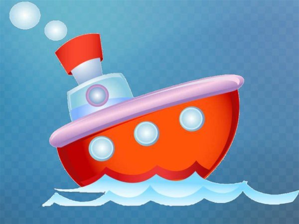 Пароход для детей