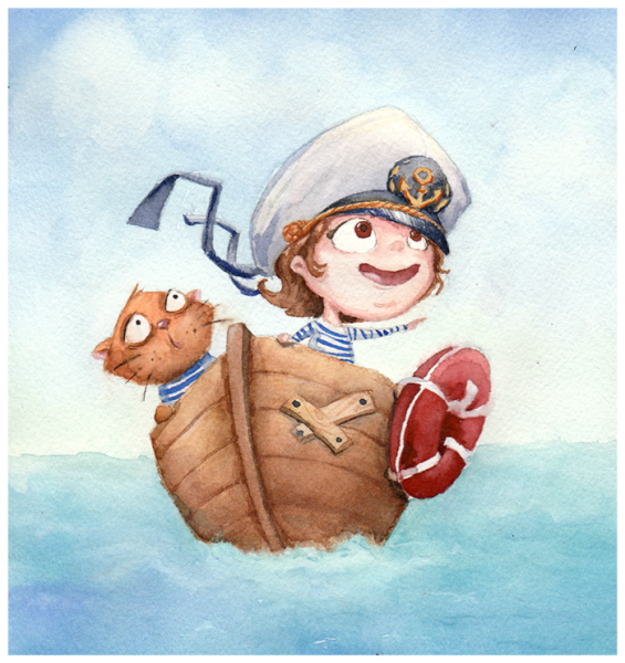 Акварельные иллюстрации детские