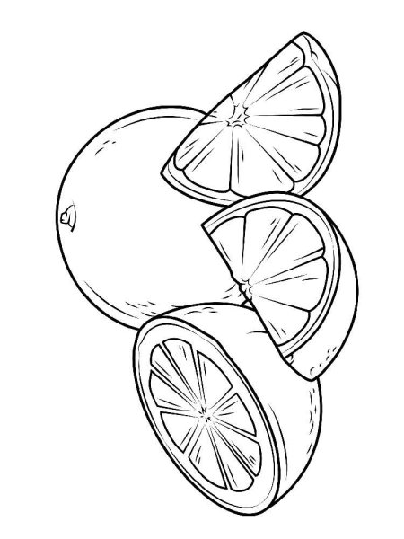 Нарисовать апельсин