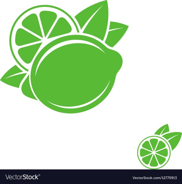 Силуэт дольки Лайма