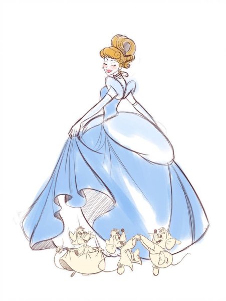 Золушка рисунок