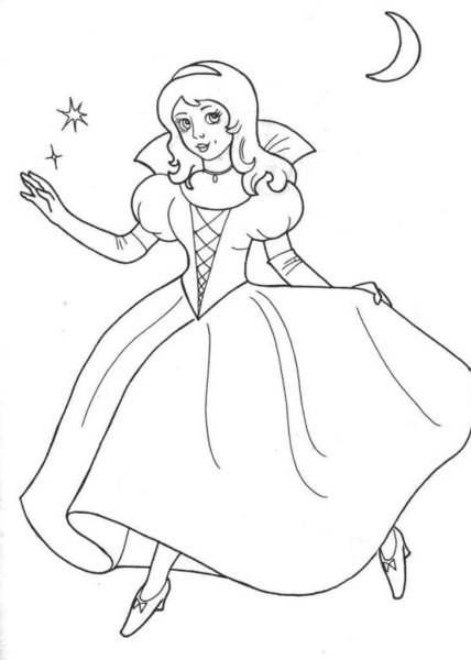 Золушка карандашом