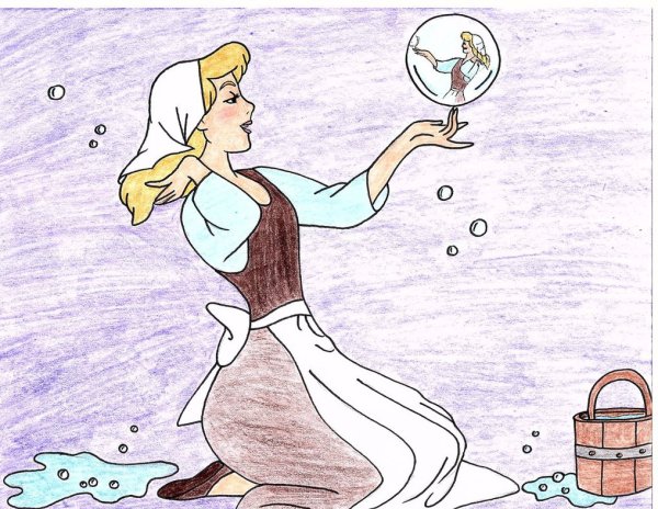 Золушка рисунок