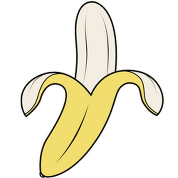 Банан для срисовки