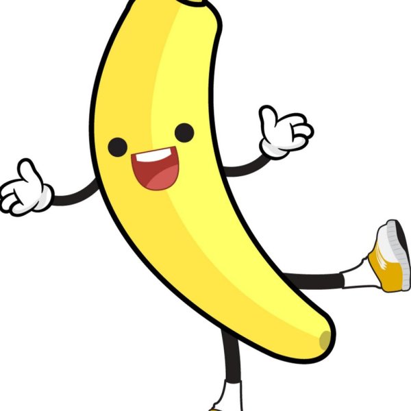 Бананы мультяшные