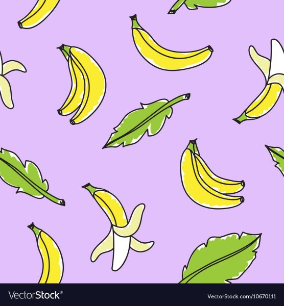 Маленькие бананы для срисовки