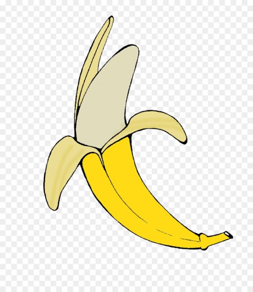 Бананы мультяшные